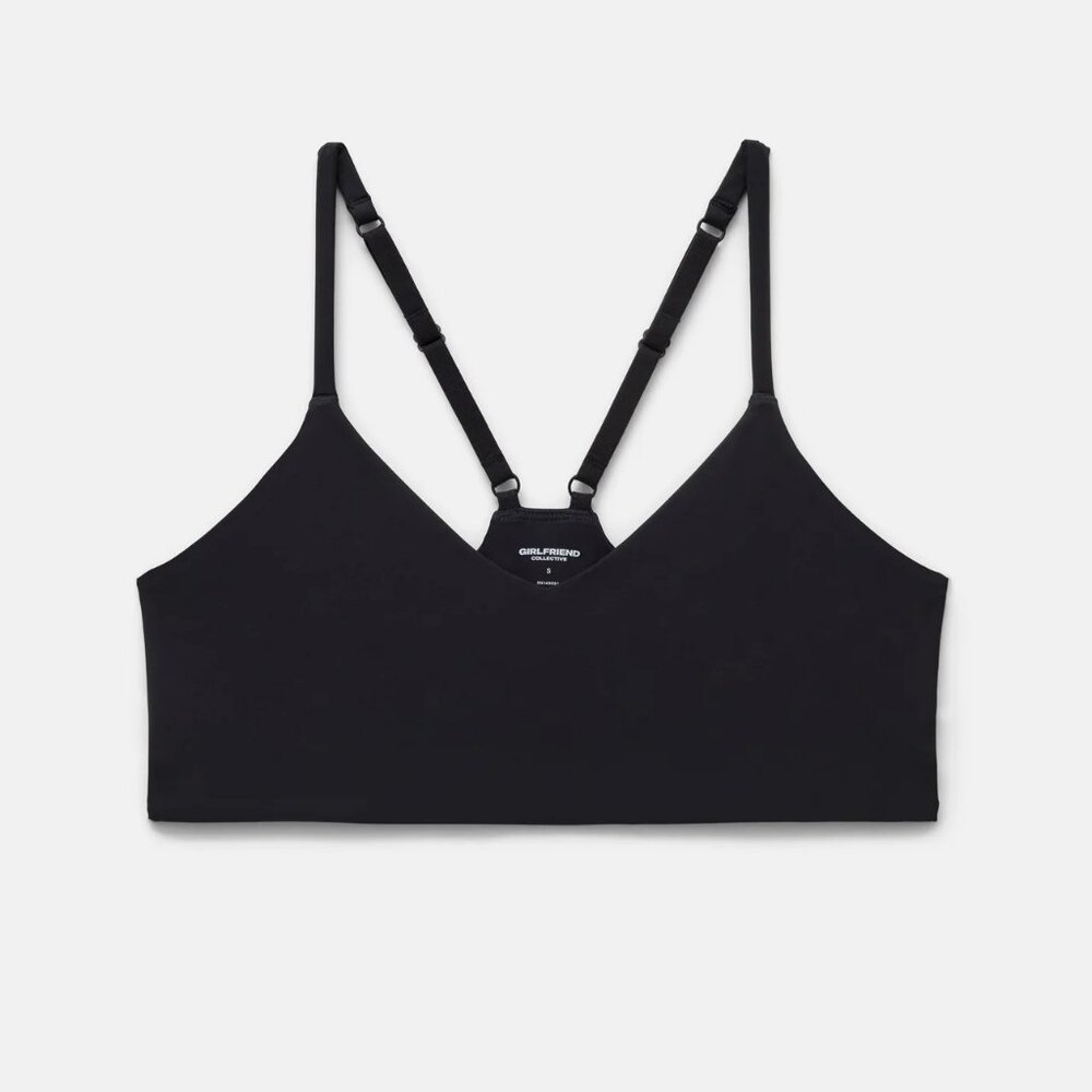 NWT Black V Neck Bralette